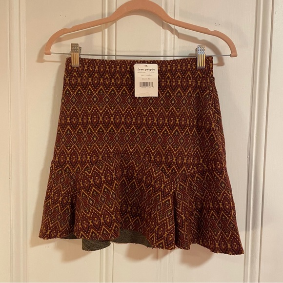 Free People Womens When in Rome Flared Skirt - Picture 2 of 5